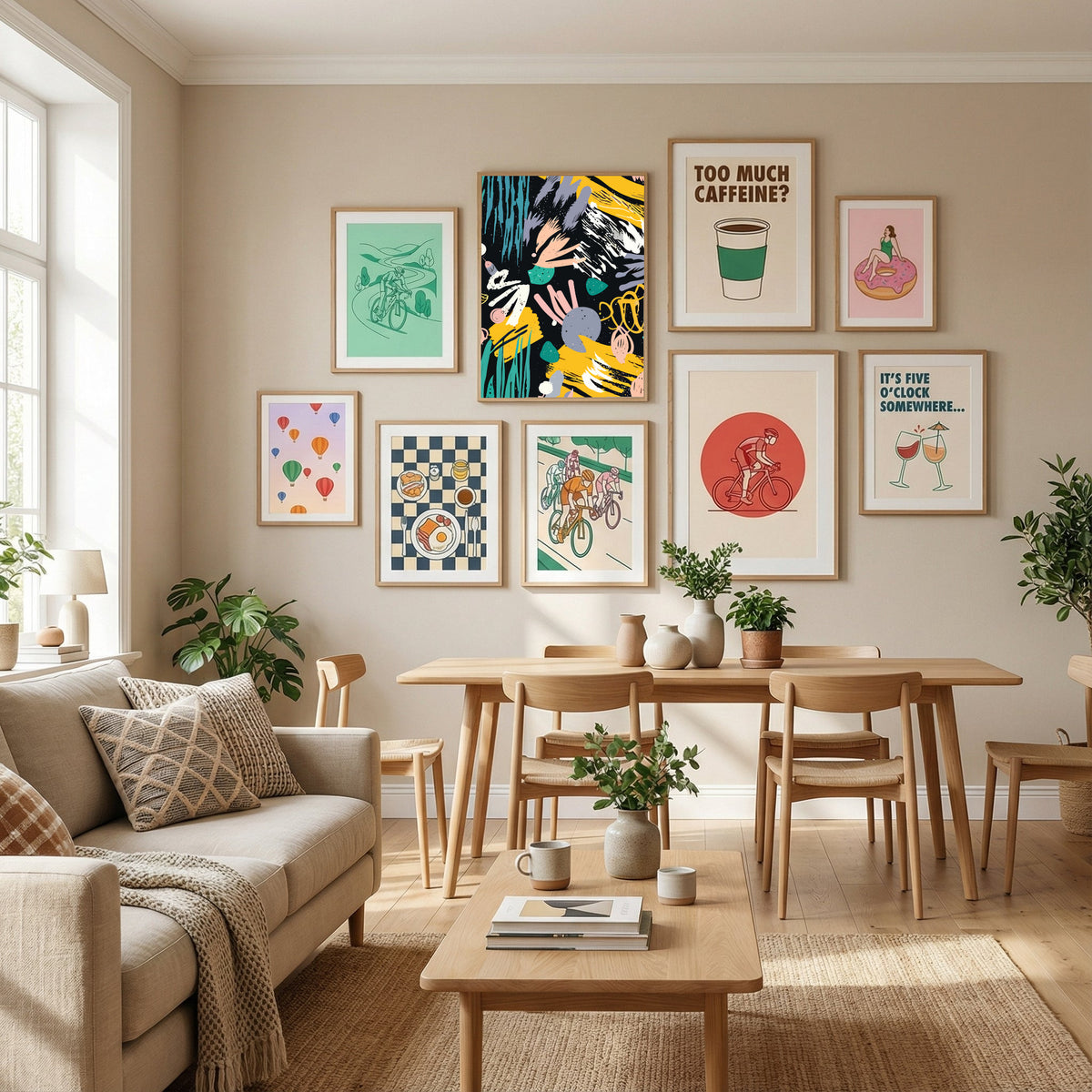 Space Odyssey Poster by Uma Gokhale in Define Your Sanctuary gallery wall