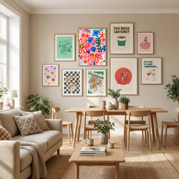 That floral summer kinda feeling Poster by Uma Gokhale in Define Your Sanctuary gallery wall