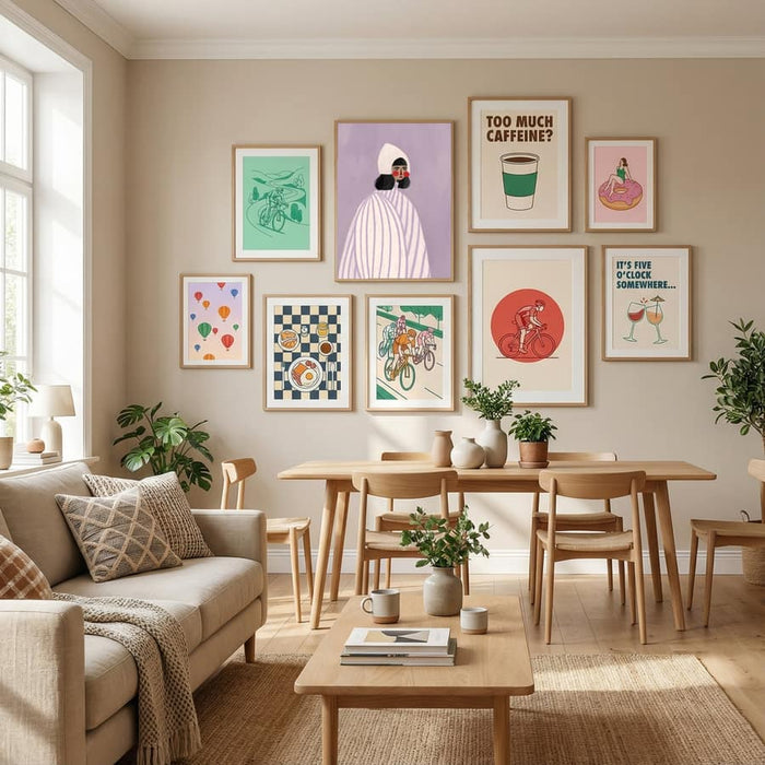 The Woman With the White Hat Poster – poster and art print