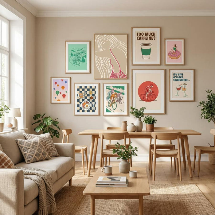 The summer girl Poster – poster and art print