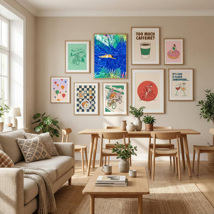 Tropical Jungle Pool Poster by Uma Gokhale in Define Your Sanctuary gallery wall