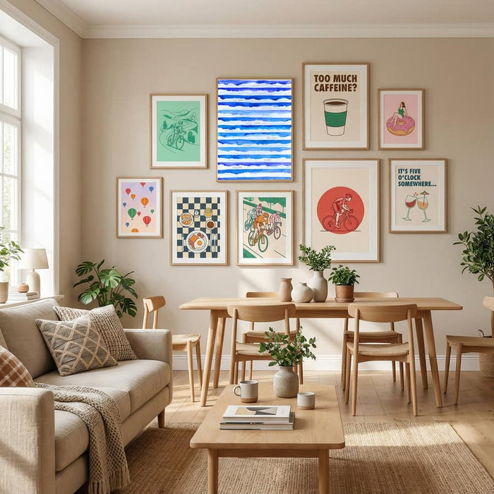 Waves Poster – Poster und Kunstdruck