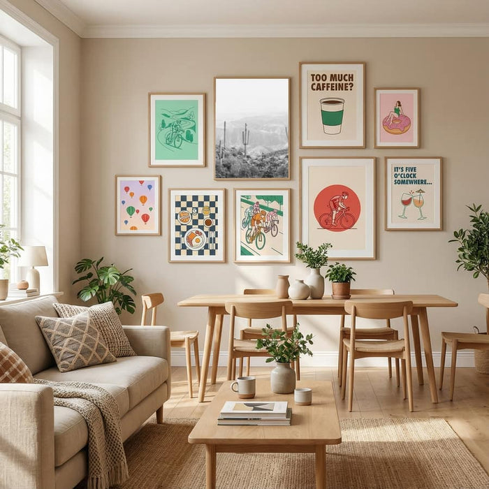 Western Cactus Poster by Kathrin Pienaar in Define Your Sanctuary gallery wall