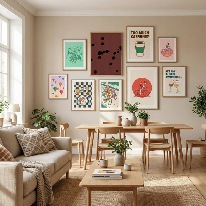 red wine nonsense Poster – plakat og kunsttryk
