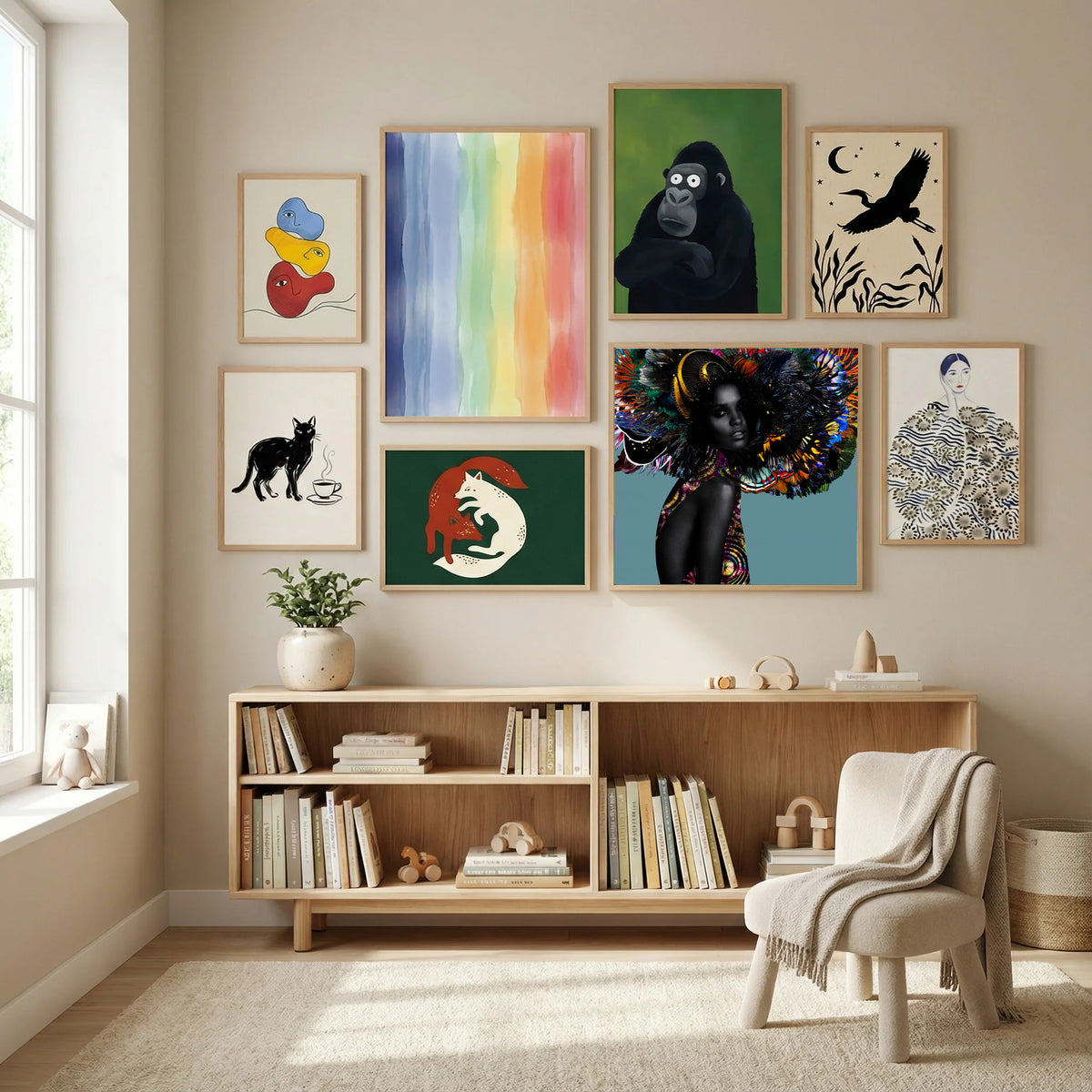 Iansa Poster by Lolita Lorenzo in Modern Curation gallery wall