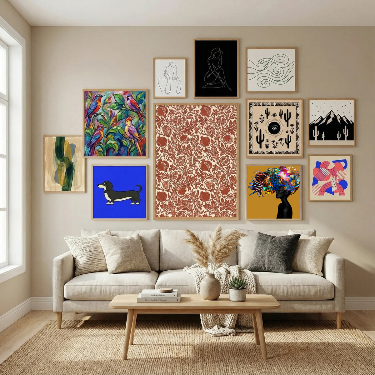 Crowning Glory II Poster by Lolita Lorenzo in Nordic Simplicity gallery wall