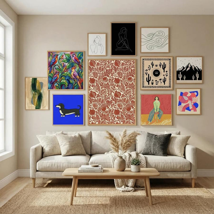 Woman on stool Poster – Poster und Kunstdruck
