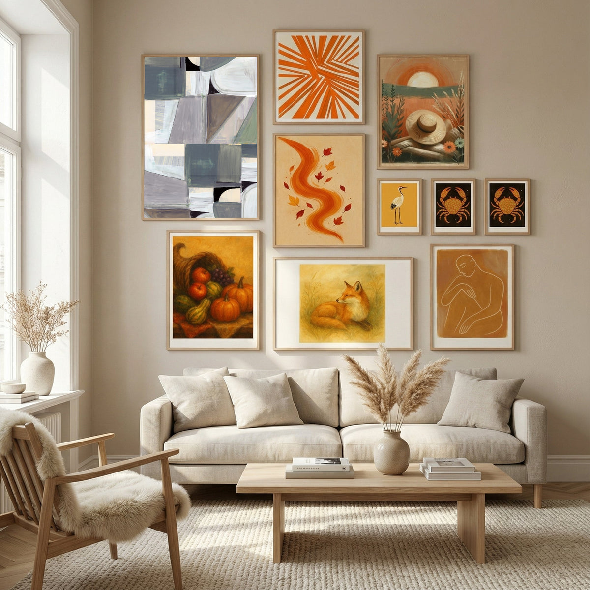 Abstract Desaturate No1 Poster by cartissi in Nordic Tranquility gallery wall