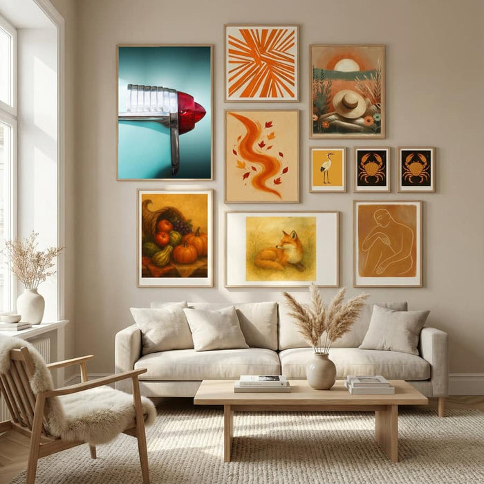 American classic car Super 88 1953 Rear Poster by Beate Gube in Nordic Tranquility gallery wall