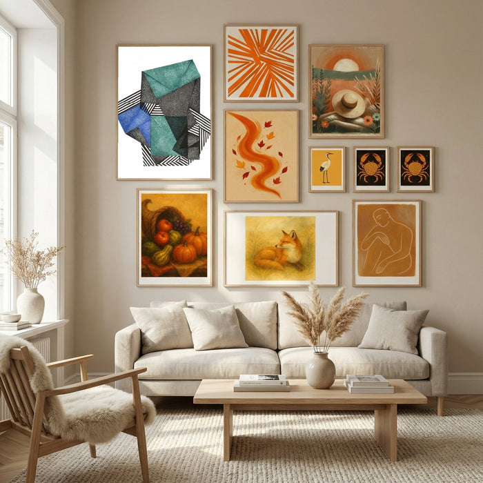 Amulet I. Poster by Paulina Vårregn in Nordic Tranquility gallery wall