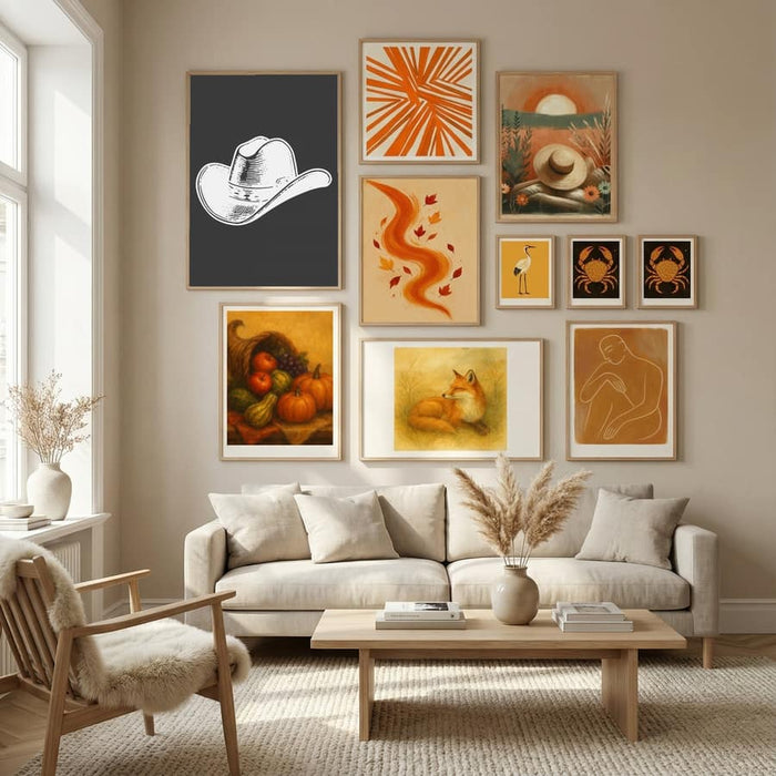 Black Cowboy Hat Poster – plakat og kunsttryk
