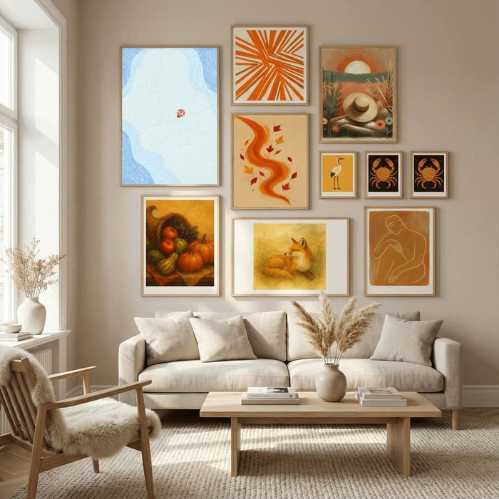 Floating in the Summer Ocean Poster – poster och konsttryck