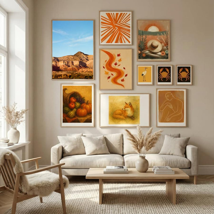 Ghost Ranch Sunset Poster – plakat og kunsttryk