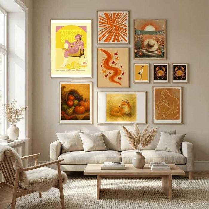 Jlr Whiskysour Pink Copy Poster by Jenny Liz Rome in Nordic Tranquility gallery wall