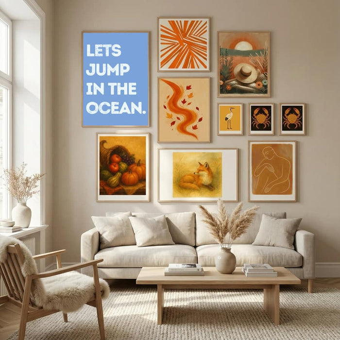 Jump In the Ocean Poster – poster and art print