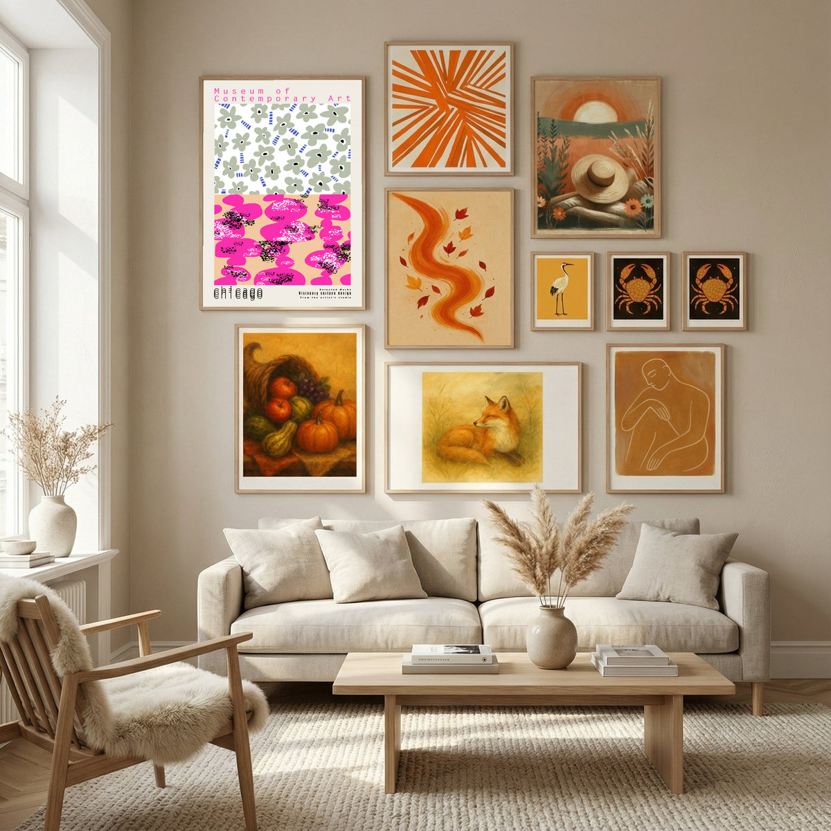 Museum of Contemporary Art Chicago Poster by Annick in Nordic Tranquility gallery wall