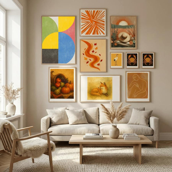 Retro Shapes Poster by The Miuus Studio in Nordic Tranquility gallery wall