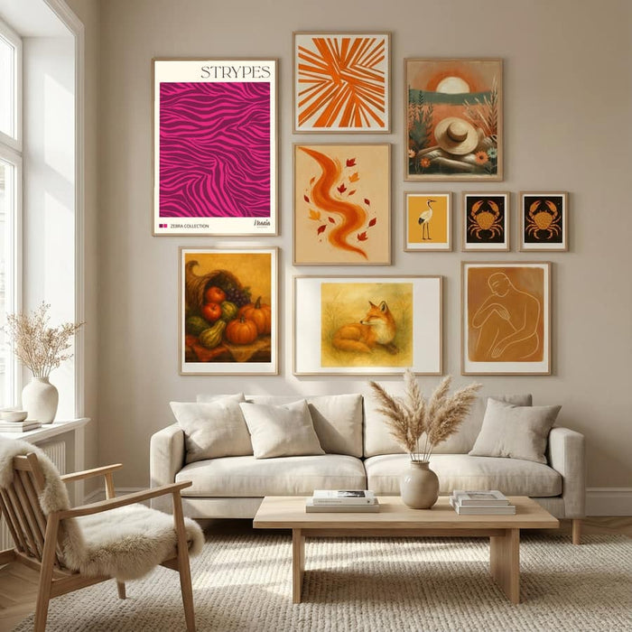 STRIPES. Zebra Collection Poster – plakat og kunsttryk