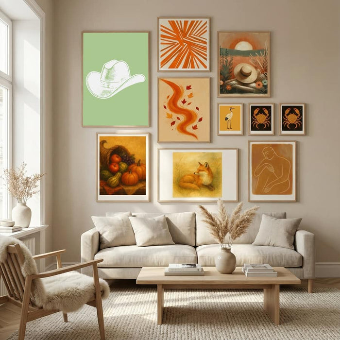 Plakat Sage Green Cowboy Hat – plakat i druk artystyczny