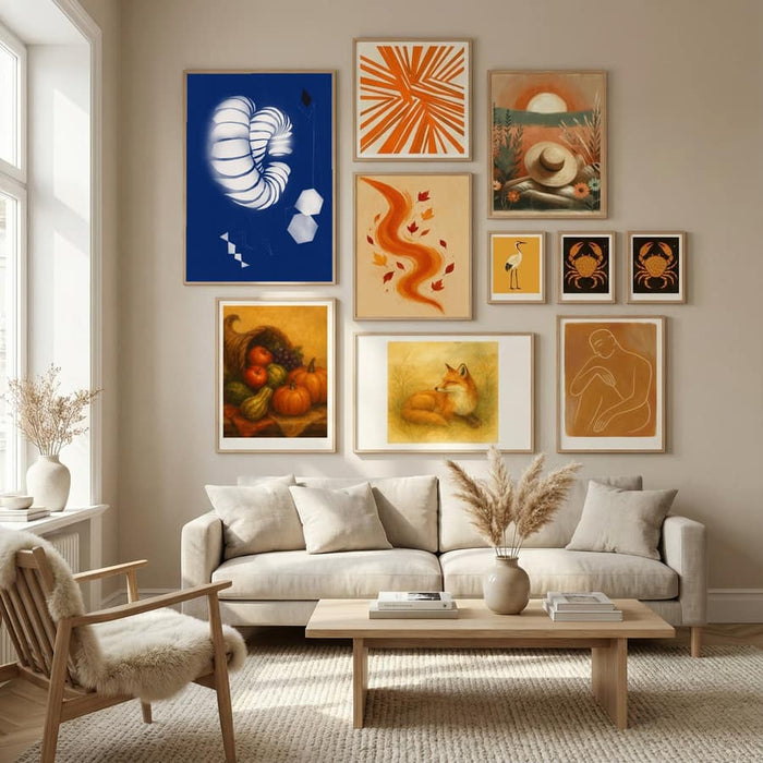 Seashell Ornaments Poster – plakat og kunsttryk