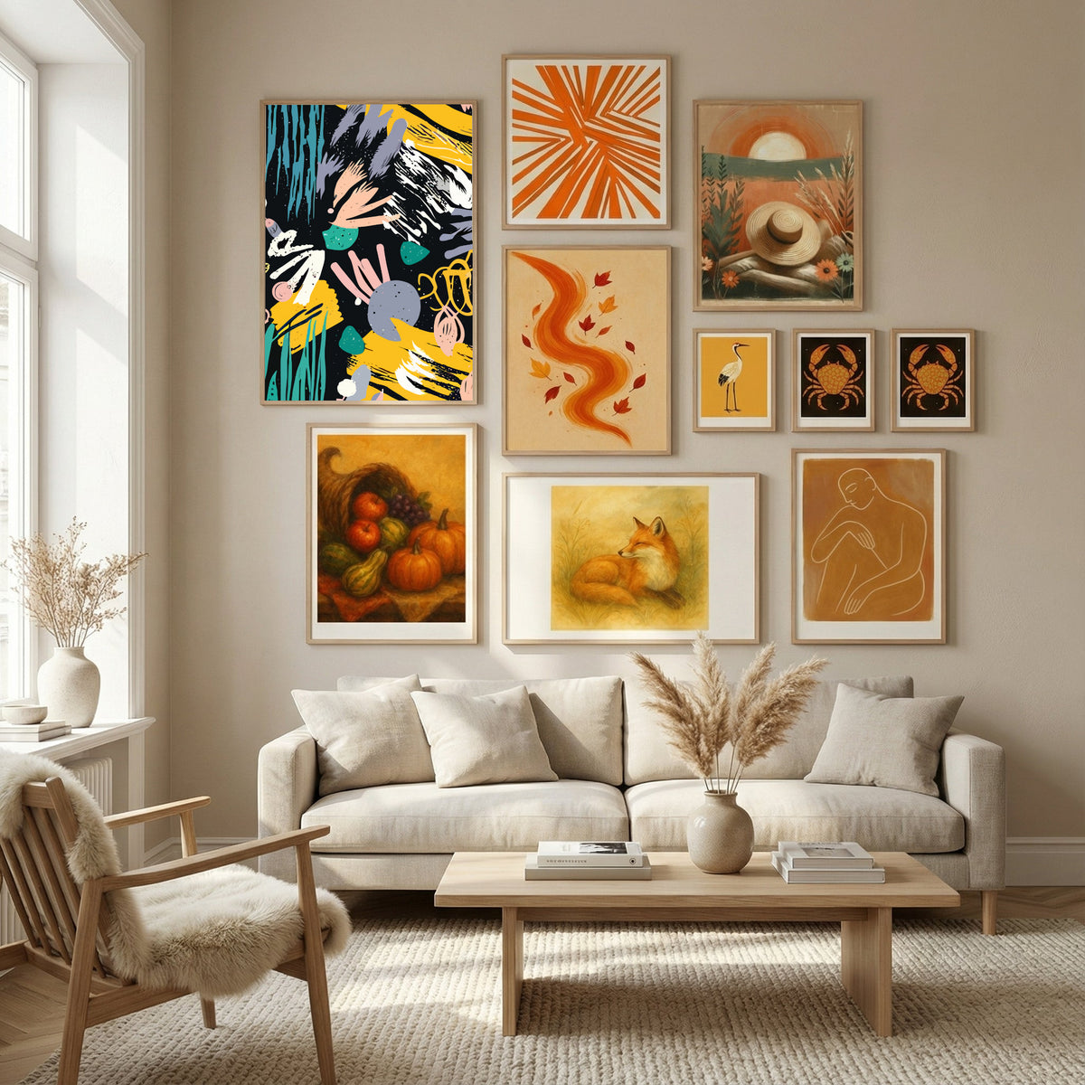 Space Odyssey Poster by Uma Gokhale in Nordic Tranquility gallery wall