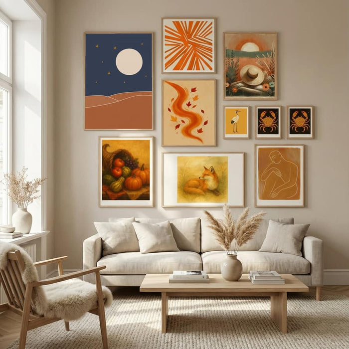 Starry Starry Night Poster by Natasha Playell in Nordic Tranquility gallery wall