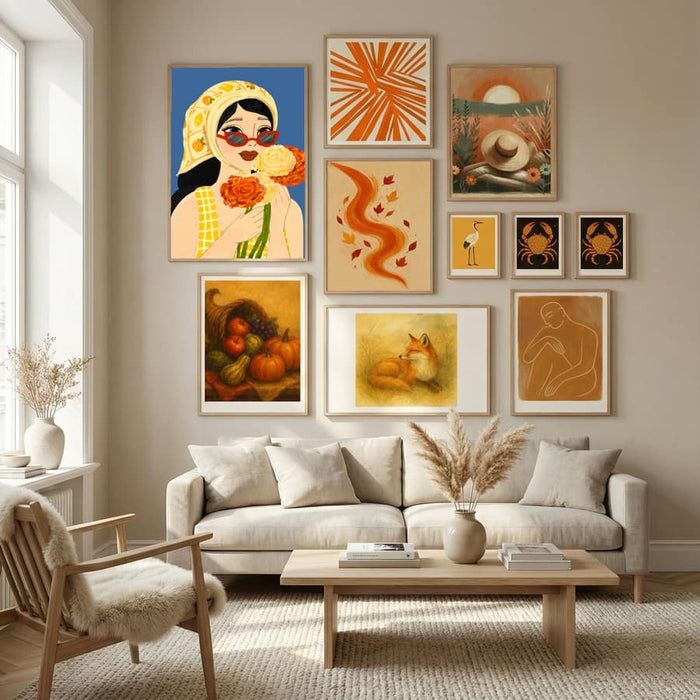 Summer Girl Poster by Dianne Nicole Fernando in Nordic Tranquility gallery wall
