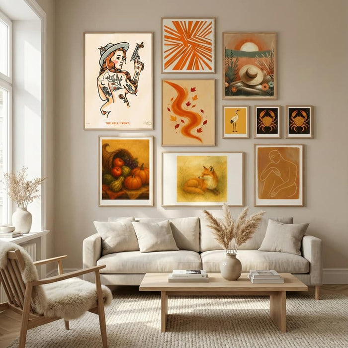 The Hell I Wont Print 16x20 Poster by The Whiskey Ginger in Nordic Tranquility gallery wall