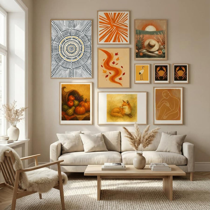 Tribal Sun Poster by CATS AND DOTZ in Nordic Tranquility gallery wall
