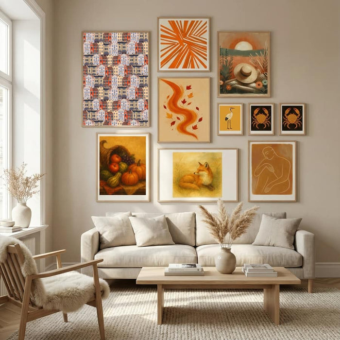 Vilnius Poster by Mela Patterns in Nordic Tranquility gallery wall
