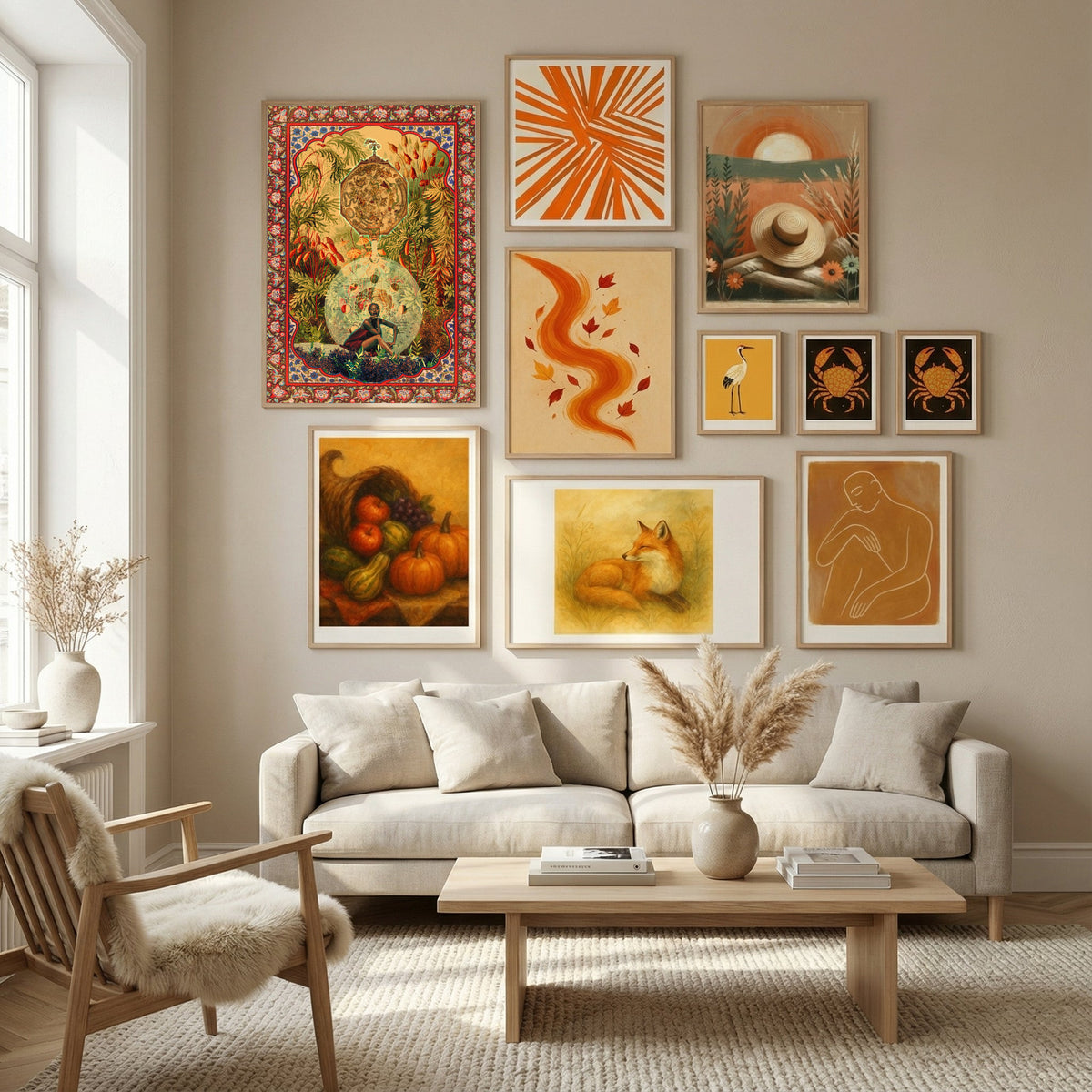 Zodiac Queen Poster by CosmoZach in Nordic Tranquility gallery wall