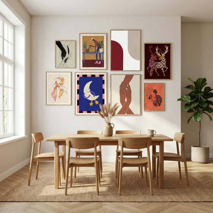 Circle composition 1 Poster – plakat og kunsttryk