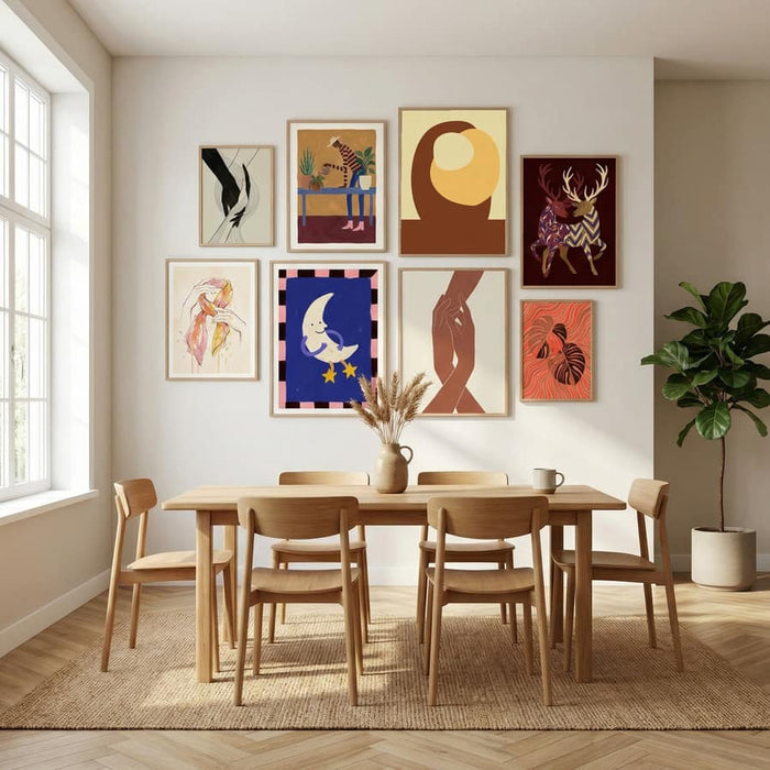 Color Shapes 0003 Poster by Dina Dankers in Sophisticated Simplicity gallery wall