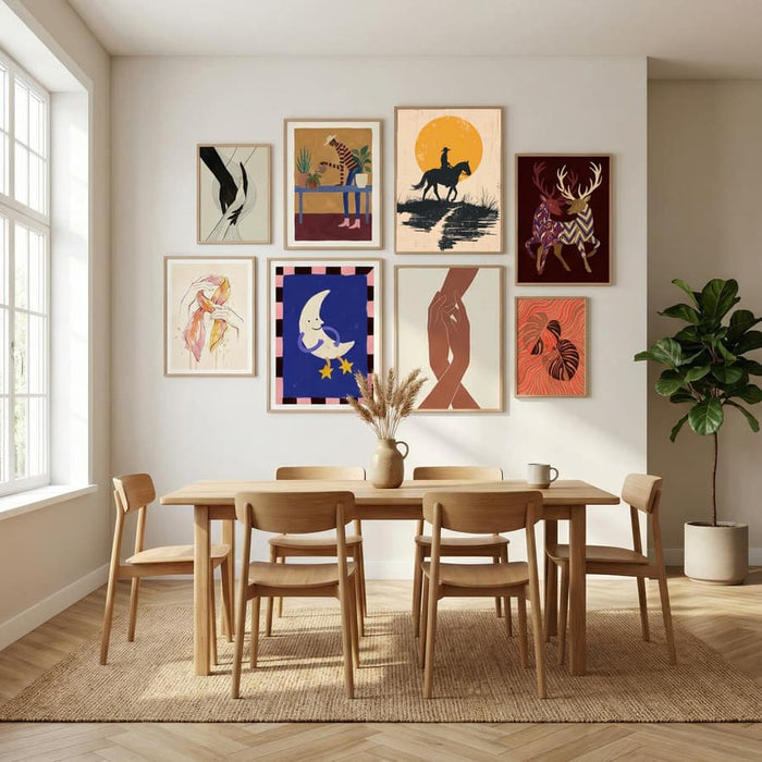 Cowboy In the Sunset Poster by Andreas Magnusson in Sophisticated Simplicity gallery wall