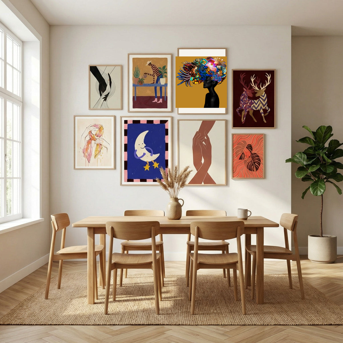 Crowning Glory II Poster by Lolita Lorenzo in Sophisticated Simplicity gallery wall