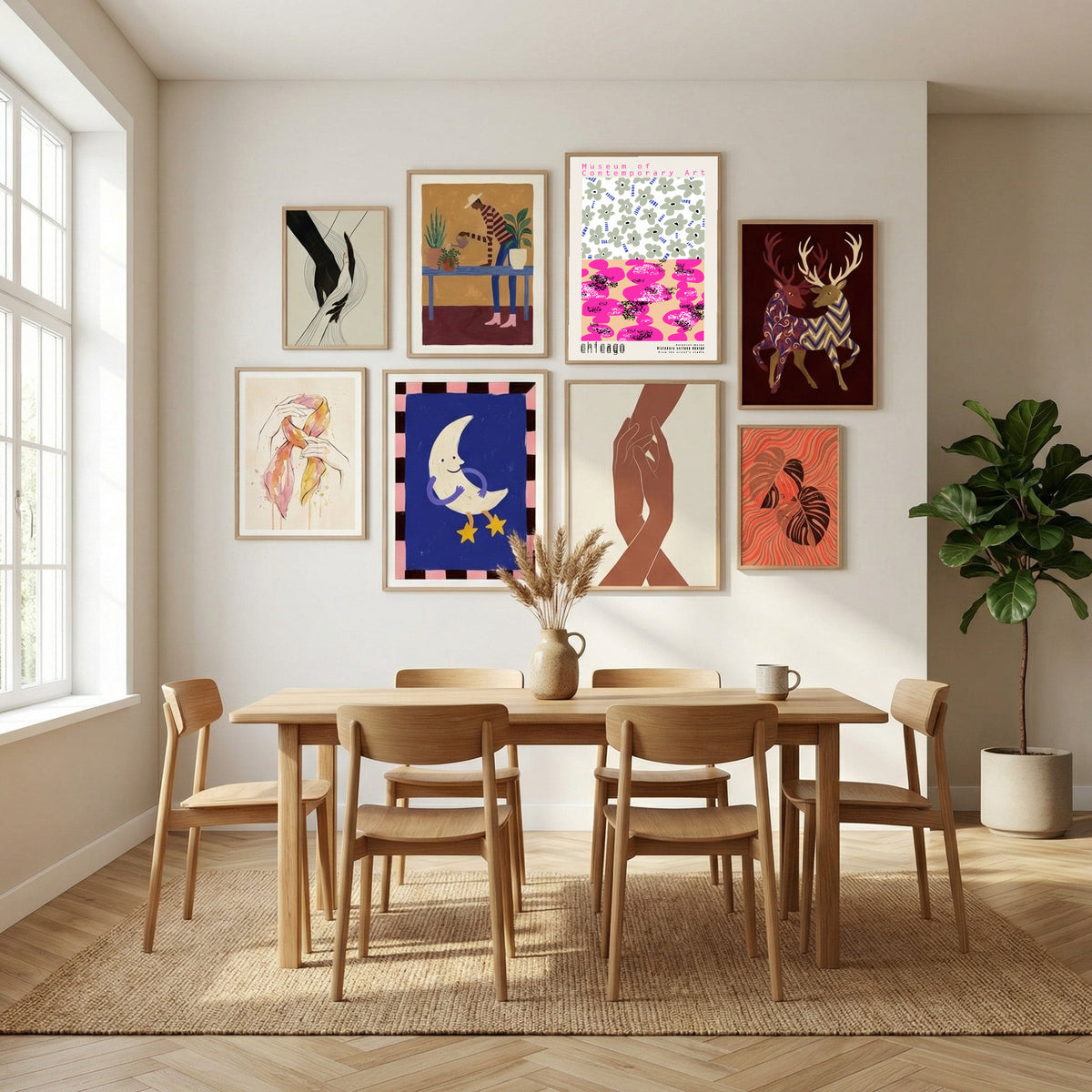Museum of Contemporary Art Chicago Poster by Annick in Sophisticated Simplicity gallery wall