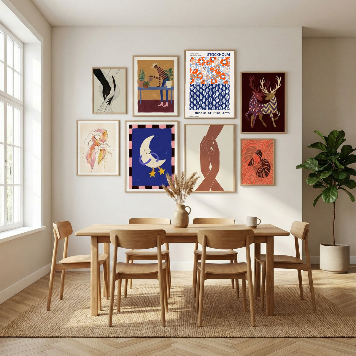 Museum of Fine Arts Stockholm Poster by Annick in Sophisticated Simplicity gallery wall