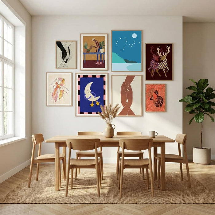 Night Flock Poster – poster and art print