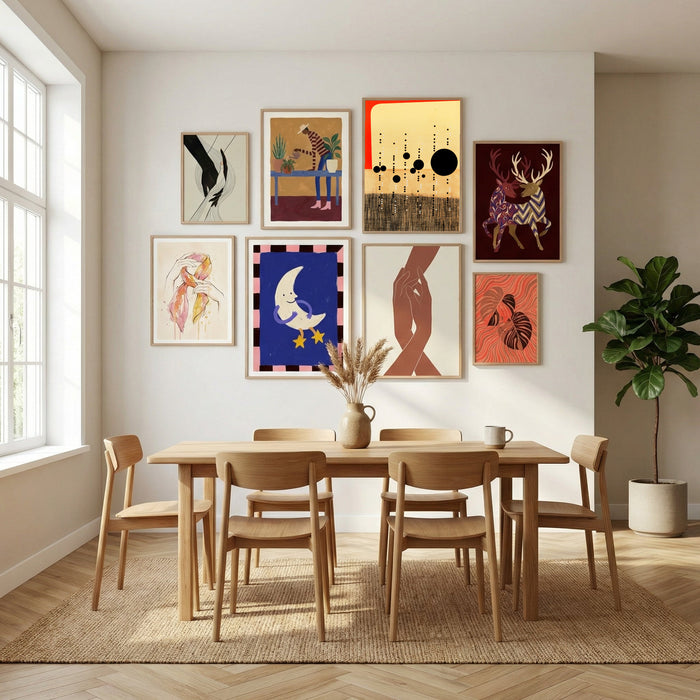 Now Complete 4. Poster by Petr Strnad in Sophisticated Simplicity gallery wall