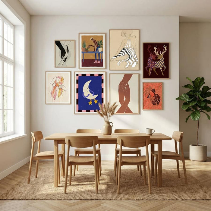 Nude Art Nouveau Poster – plakat og kunsttryk