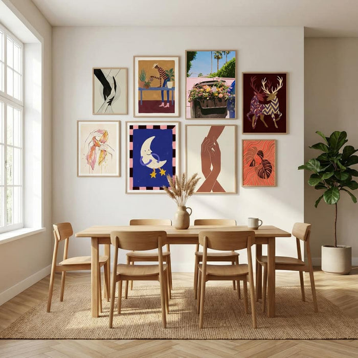 Palm Springs Curb Poster – plakat og kunsttryk