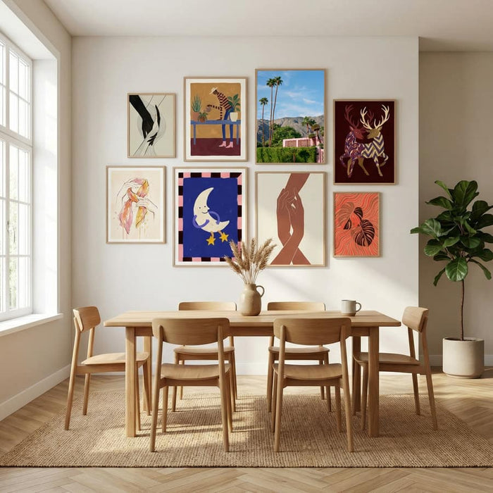 Palm Springs Pink House Poster by Bethany Young in Sophisticated Simplicity gallery wall