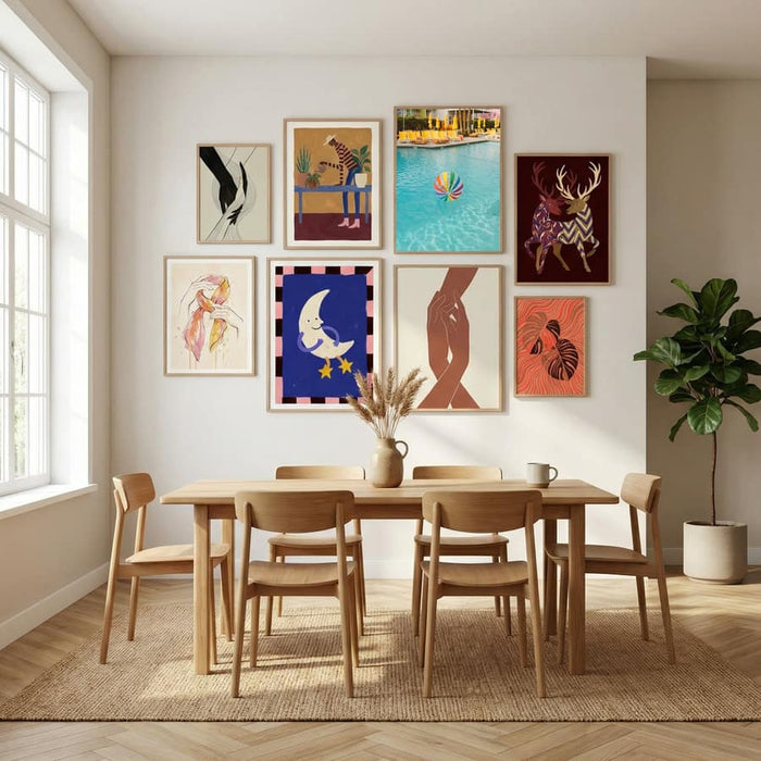 Palm Springs Pool Day Poster by Bethany Young in Sophisticated Simplicity gallery wall