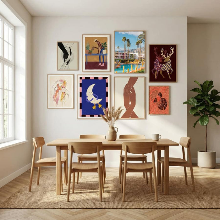 Palm Springs Saguaro Poster by Bethany Young in Sophisticated Simplicity gallery wall