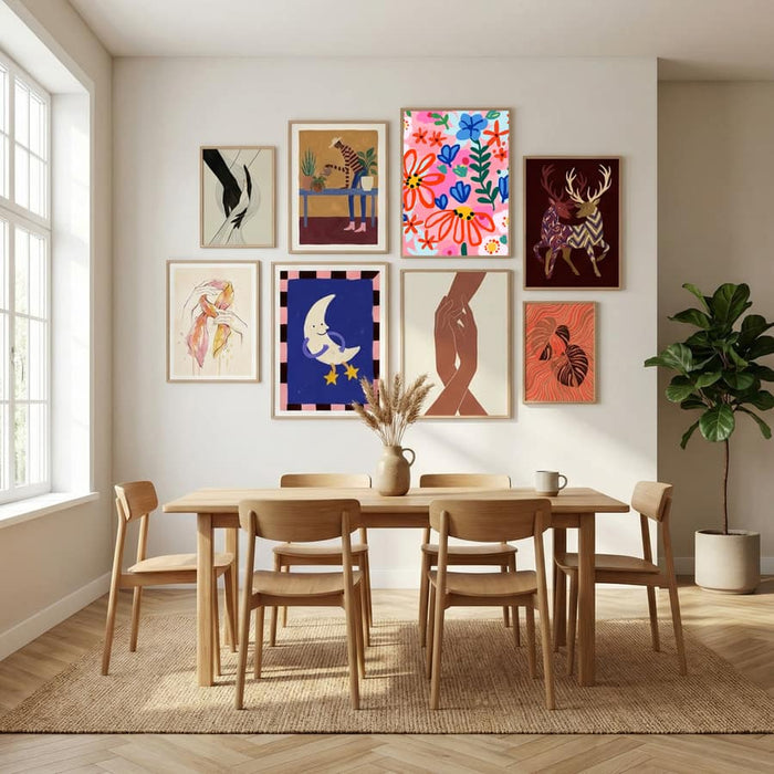 That floral summer kinda feeling Poster by Uma Gokhale in Sophisticated Simplicity gallery wall