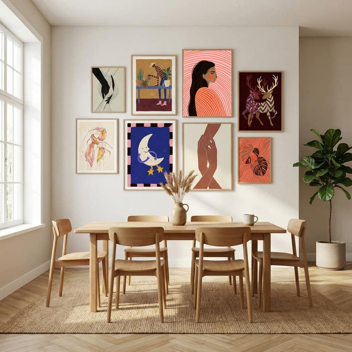 The Woman With the Lines Poster – poster and art print