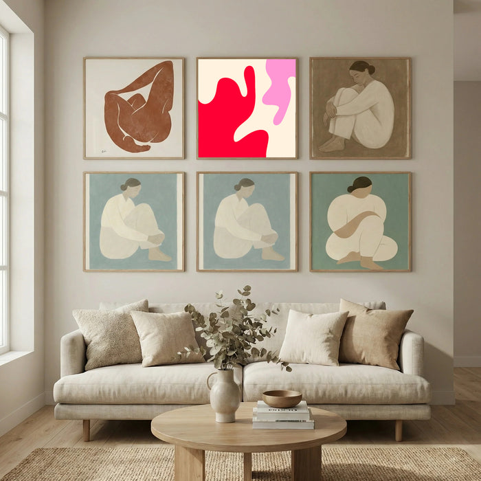 6 Poster by Angela Minca in Still Air & Solitude gallery wall