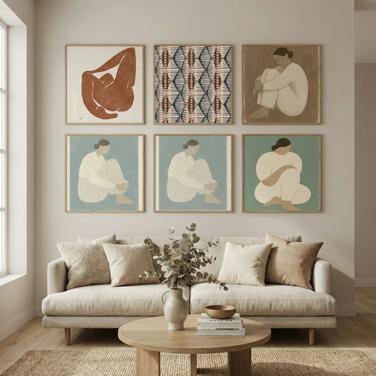 Boho Lines Poster by Gemma Bardot in Still Air & Solitude gallery wall