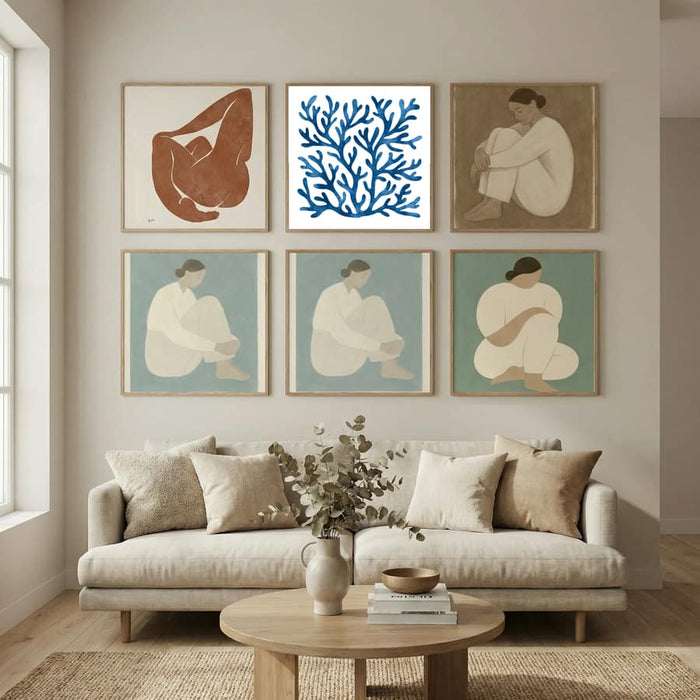 Coral Square II Poster – poster and art print