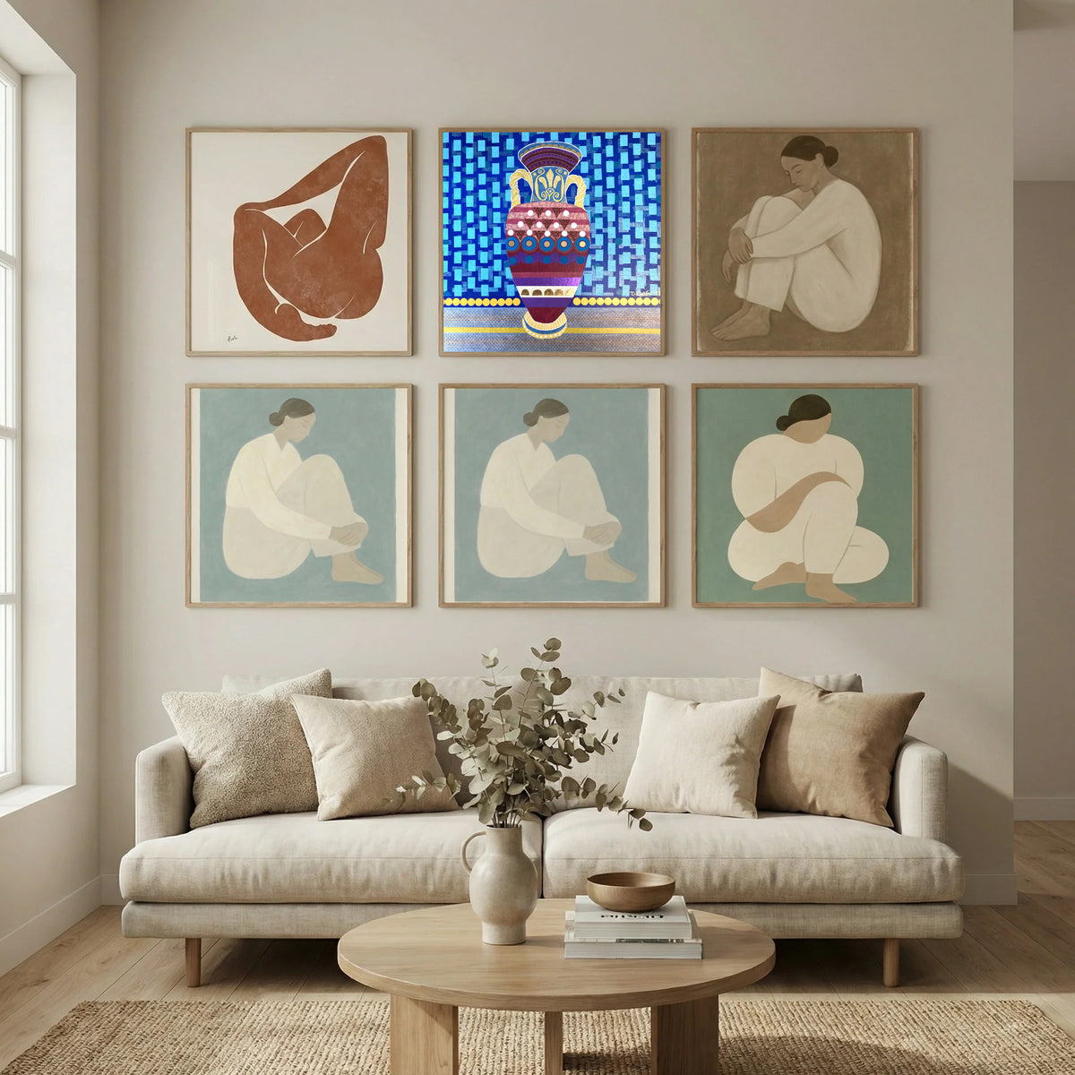 Greek Vase Poster by David Galan in Still Air & Solitude gallery wall